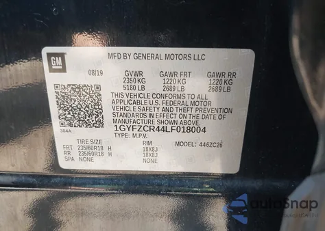 2020 Cadillac Xt4 Fwd Premium Luxury из США, поврежденный, VIN 1GYFZCR44LF018004